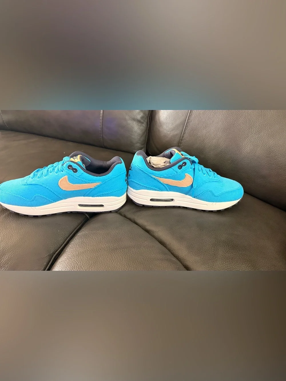 NIB Nike Air Max 1PRM blue corduroy size 6.5